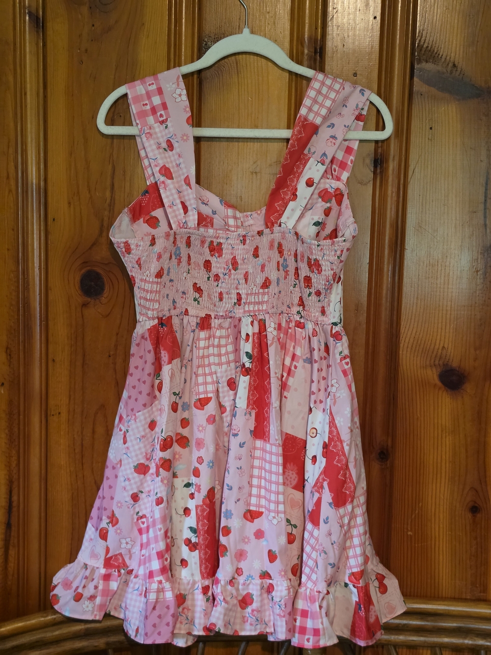 Pink Cherry Patchwork Sundress - Picture 15 of 16